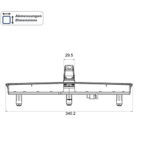 AMPIRE Kamera (CVBS), für VW T5 mit Heckklappe (kein Hochdach)