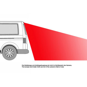 AMPIRE Kamera (CVBS), für VW T5 mit Heckklappe (kein Hochdach)