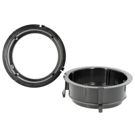 Lautsprecherringe MERCEDES E-Klasse (W210) 1995-02, 165mm, Heckablage