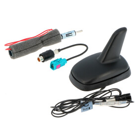 Shark Antenne AM/FM aktiv matt schwarz