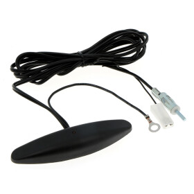 Glasklebe Antenne AM/FM aktiv DIN Stecker