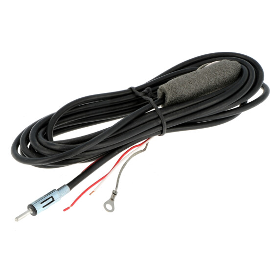 Universal Heckscheibenantenne AM/FM 4,4m Kabel mit Verstärker