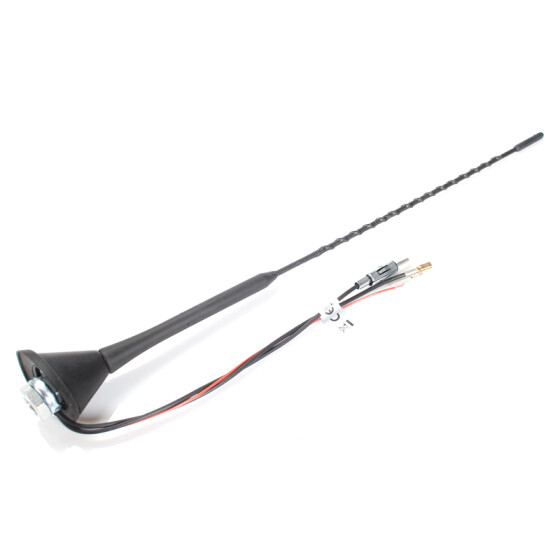 16V Antenne DAB/FM aktiv 76 Grad mit DIN(M)/SMB(F) Anschluss
