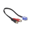 AUX Adapter ALFA ROMEO, LANCIA, FIAT ab 2007 Mini ISO blau - Cinch