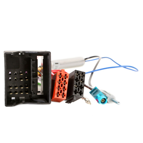 Radioadapter AUDI  Quadlock - ISO + Phantomadapter FAKRA - DIN