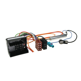 ISO Adapterkabel Alfa / Peugeot / Citroen + Antennenadapter