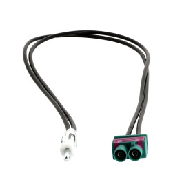 Antennenkabel DOPPEL FAKRA(M) - DIN, Kabel 50cm