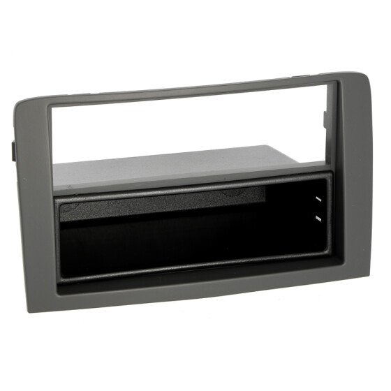 Radioblende FIAT Idea 2003-11 2DIN mit Fach grau