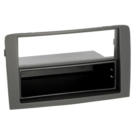 Radioblende FIAT Idea 2003-11 2DIN mit Fach grau
