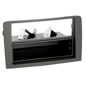 Radioblende FIAT Idea 2003-11 2DIN mit Fach grau