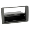 Radioblende FIAT Idea 2003-11 2DIN mit Fach grau