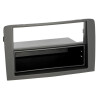 Radioblende FIAT Idea 2003-11 2DIN mit Fach grau