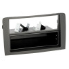 Radioblende FIAT Idea 2003-11 2DIN mit Fach grau