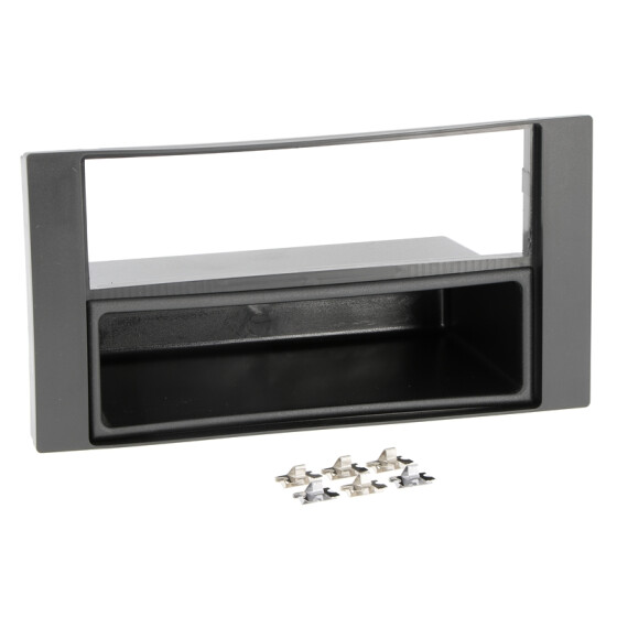 Radioblende FORD Focus, Mondeo, Fiesta, C+SMax, Transit ab 04 2DIN schwarz