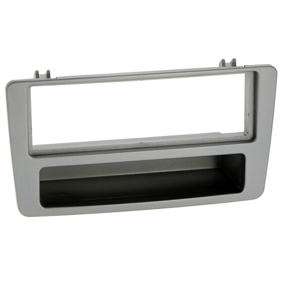 Radioblende HONDA Civic 2001-06 1DIN silber mit man. Klima