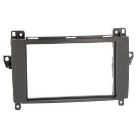 Radioblende MERCEDES A(W169),B(W245),Sprinter,Vito,Viano,VW Crafter 2DIN schwarz
