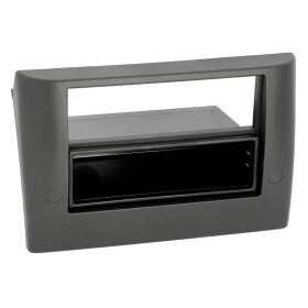 Radioblende FIAT Stilo 2001-08 2DIN mit Fach schwarz