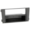 Radioblende AUDI A6 C5 (4B) ab 2001-05 2DIN mit Fach schwarz