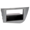 Radioblende SEAT Leon (1P) 2005-12 2DIN mit Fach grau