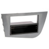 Radioblende SEAT Leon (1P) 2005-12 2DIN mit Fach grau