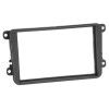 Radioblende SEAT, SKODA, VW 2DIN schwarz