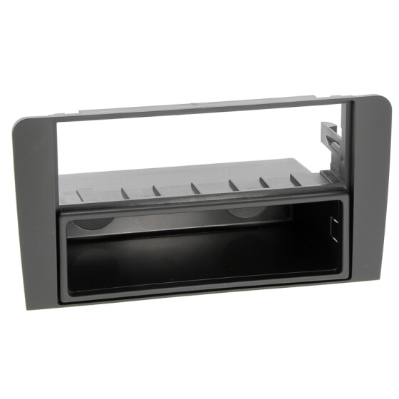 Radioblende AUDI A3 (8P), A4 (B8) 2DIN mit Fach schwarz