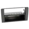 Radioblende AUDI A3 (8P), A4 (B8) 2DIN mit Fach schwarz