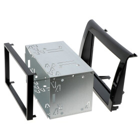 Metall Installations Kit für Doppel DIN Blenden 182 x 103 mm