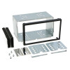 Metall Installations Kit für Doppel DIN Blenden 182 x 103 mm