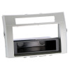 Radioblende TOYOTA Corolla Verso ab 2004-09 2DIN silber mit Fach