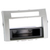 Radioblende TOYOTA Corolla Verso ab 2004-09 2DIN silber mit Fach
