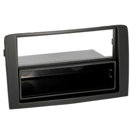 Radioblende FIAT Idea 2003-11 2DIN mit Fach schwarz
