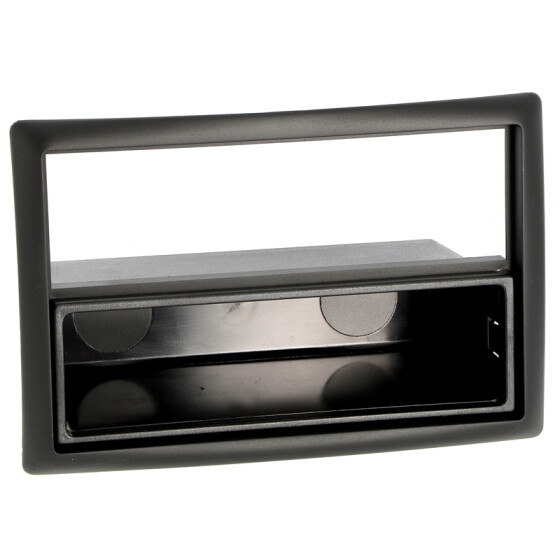 Radioblende RENAULT Megane, Scenic ab 2007 2DIN mit Fach schwarz