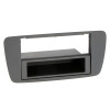 Radioblende SEAT Ibiza 2008-13 2DIN mit Fach, Fach+Blende Azabacheschwarz (AL6)