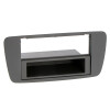 Radioblende SEAT Ibiza 2008-13 2DIN mit Fach, Fach+Blende  Nitschwarz (AN1)