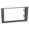 Radioblende AUDI A4 (B6) + (B7) 2DIN schwarz