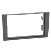 Radioblende AUDI A4 (B6) + (B7) 2DIN schwarz