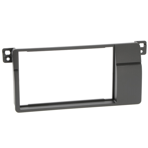 Radioblende BMW 3er(E46) 1998-07 2DIN schwarz versetzt