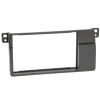 Radioblende BMW 3er(E46) 1998-07 2DIN schwarz versetzt