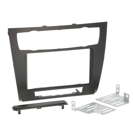 Radioblende BMW 1er(E87,E81,E82,E88)  2007-13 Klimaauto 2DIN schwarz