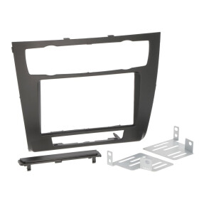 Radioblende BMW 1er(E87,E81,E82,E88)  2007-13 Klimaauto 2DIN schwarz