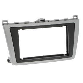 Radioblende MAZDA 6 (GH) ab 2008-12 2DIN  silber-schwarz