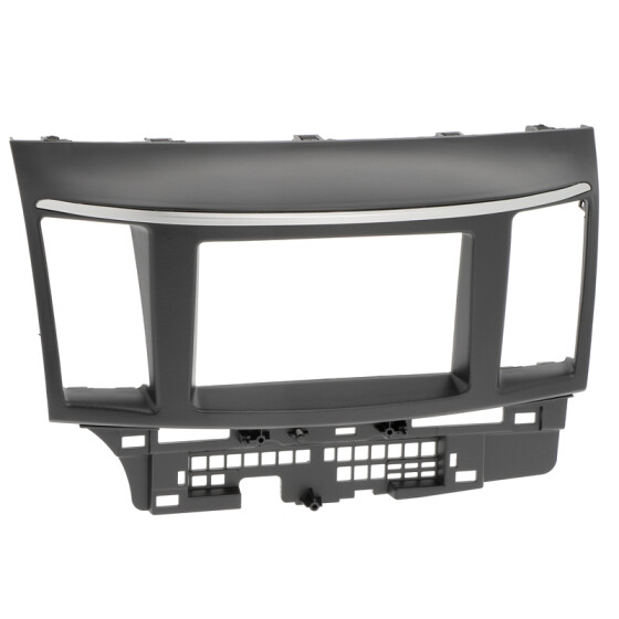 Radioblende MITSUBISHI Lancer (CY0) ab 2007-17 2DIN schwarz