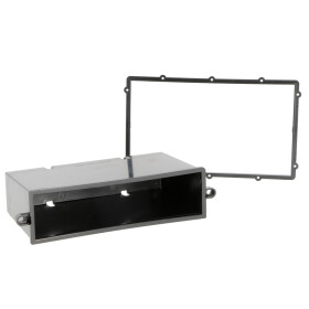 Radioblende MITSUBISHI Lancer (CY0) ab 2007-17 2DIN schwarz