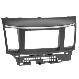 Radioblende MITSUBISHI Lancer (CY0) ab 2007-17 2DIN schwarz