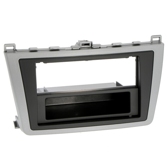 Radioblende MAZDA 6 (GH) ab 2008-12 2DIN mit Fach silber-schwarz