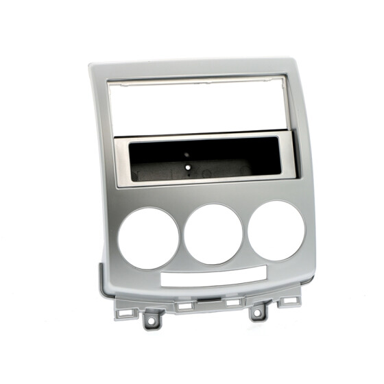 Radioblende MAZDA 5 ab 2005-10 2DIN mit Fach silber