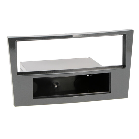 Radioblende OPEL Corsa D ab 2011 1DIN grey metal highgloss