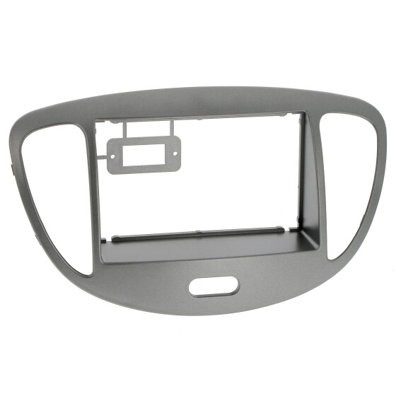 Radioblende HYUNDAI i10 2008-13 2DIN  silber