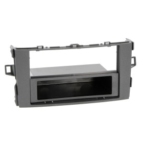 Radioblende TOYOTA Auris ab 2007-12 2DIN mit Fach dark...